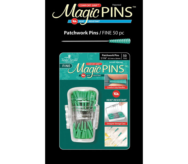 Taylor Seville Magic Pins Fine Patchwork - 50 count. #217221