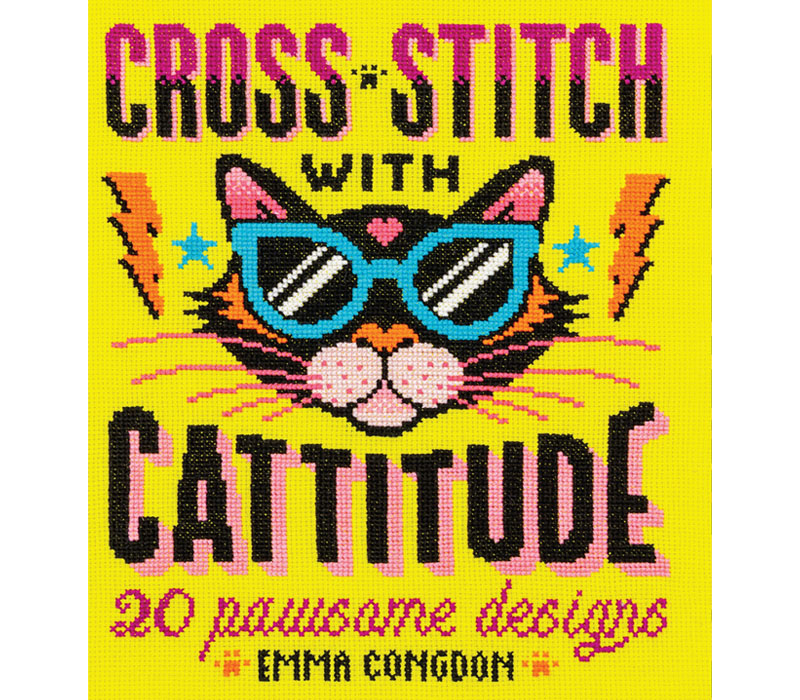 Cross Stitch with Cattitude by Emma Congdon