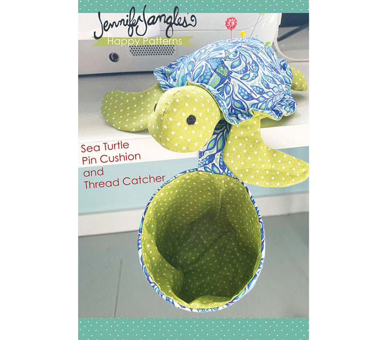 Sea Turtle Pin Cushion and Thread Catcher Pattern #PT-5814