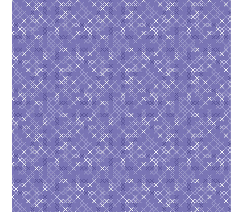 Stitch Garden Tonal Cross Stitch in Purple