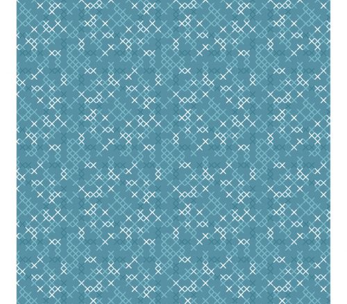 Stitch Garden Tonal Cross Stitch in Medium Turquoise