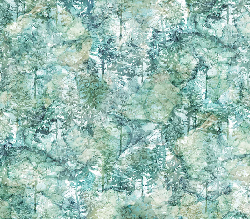 Cedarcrest Forest Scenic in Faded Greens