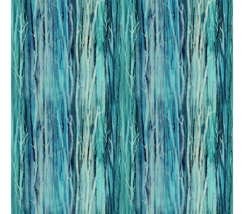 Cedarcrest Branches in Blues and Teals