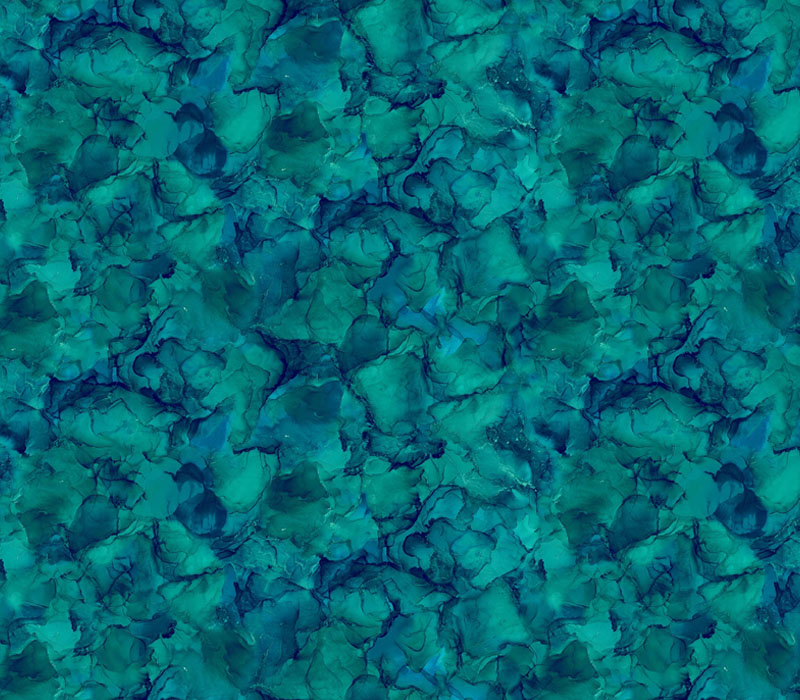 Cedarcrest Water Abstract in Blues and Teals