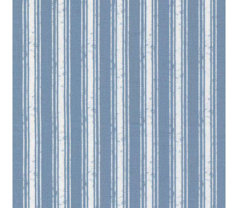 Old Glory Rural Stripe in Sky Blue and Cloud White