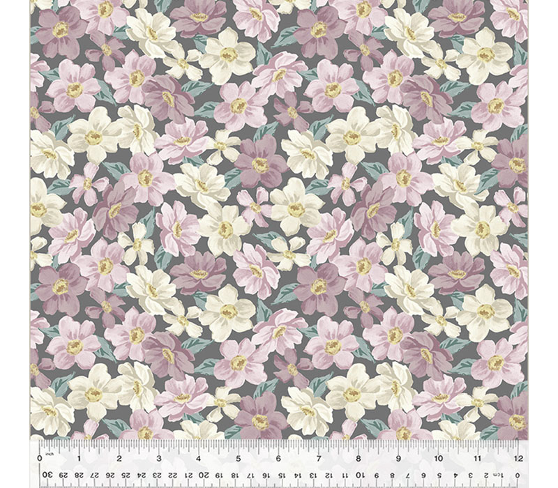 Blake Florals Packed Floral on Charcoal