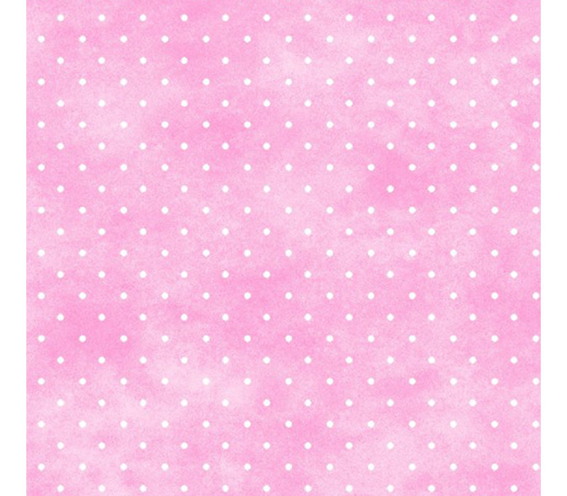 Playtime Flannel Tiny Dot on Pink