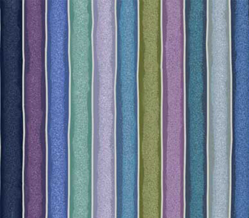 Seashell Soiree Stripe Blue Multicolored