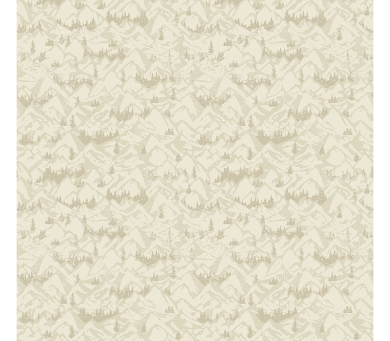 National Parks Legends Mountains in Tonal Cream