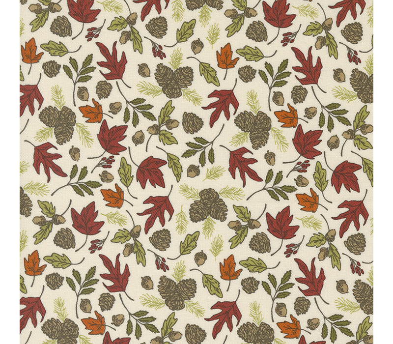 Great Outdoors Forest Foliage on Cream