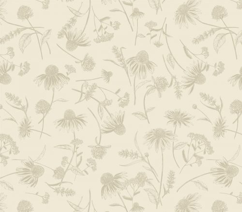 Bee Haven 108-inch Quilt Backing Coneflower in Natural