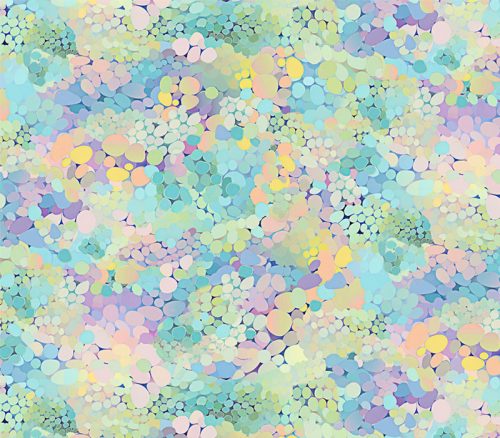 Dragonfly Illusion Pastel Dot Geo in Multicolor