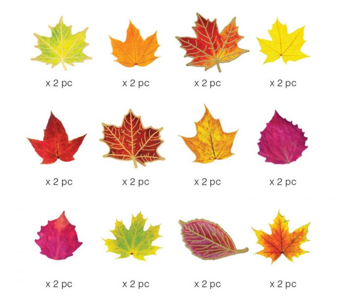 Fall Leaves Stickers