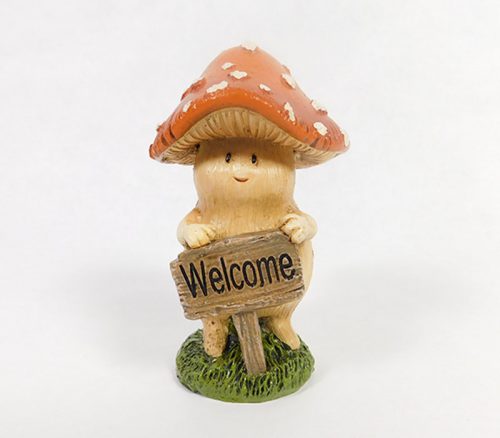 Welcome Resin Mushroom