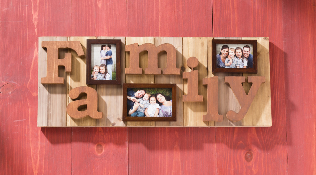 Wall Family Photo Plaque