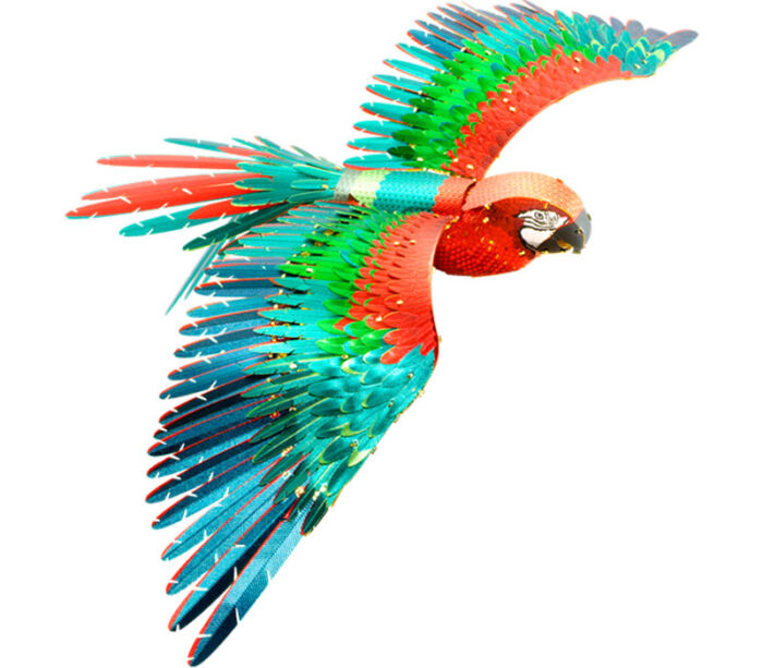 Premium Series Metal Earth - Parrot - Jubilee Macaw