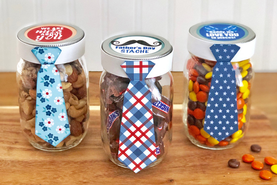 Father's Day Candy Stash Jars