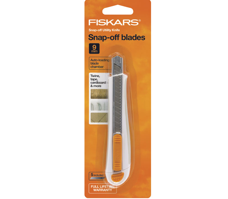 Fiskars Snap-Off Utility Knife - 9mm