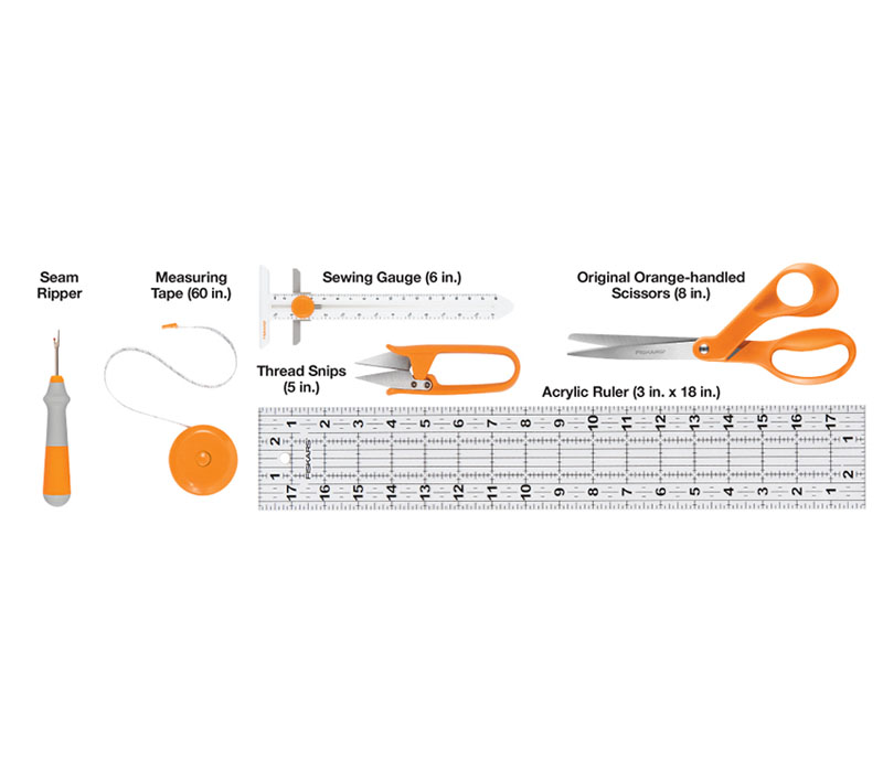 Fiskars® Sewing Essentials Scissors & Tool Set