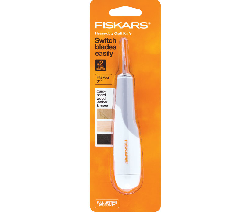 Fiskars® Heavy-duty Easy Change Detail Knife  DIY (no. 2 blade)