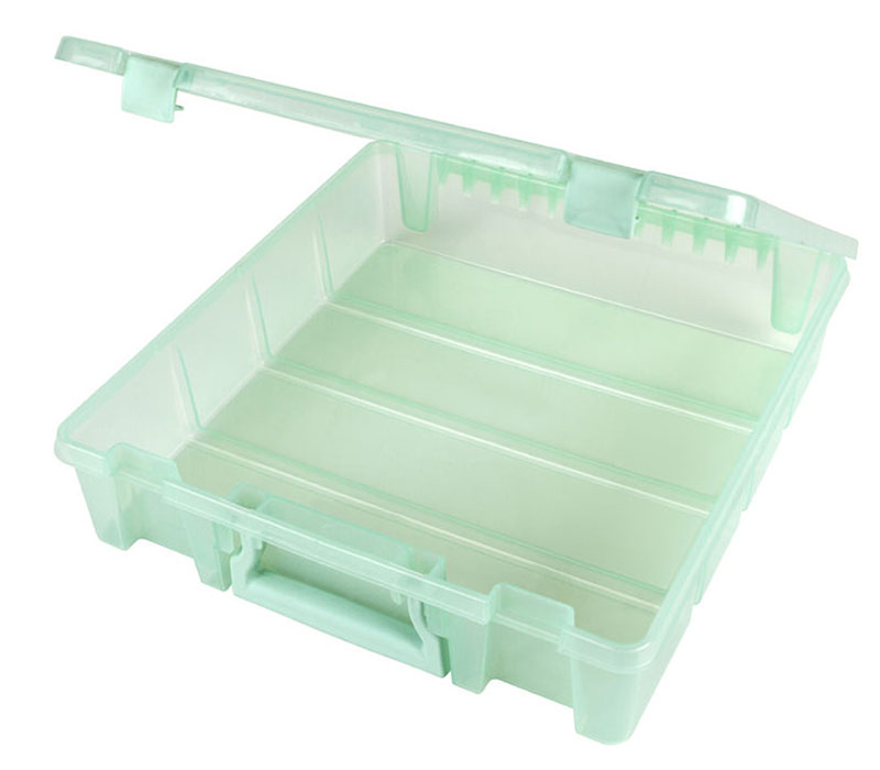 Artbin Super Satchel with Aqua Accents Storage Container, Clear