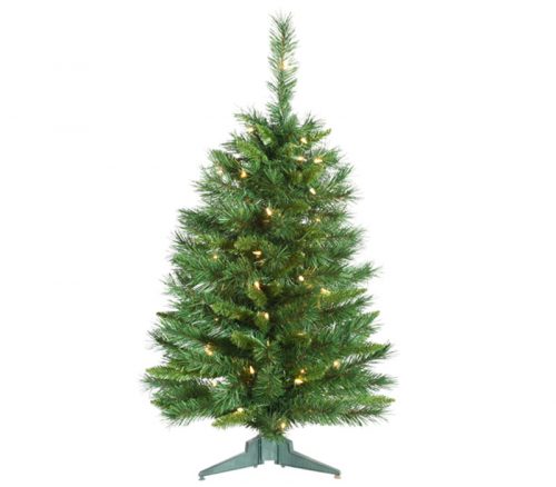 Princess Pine Tree with Lights  - 2-foot