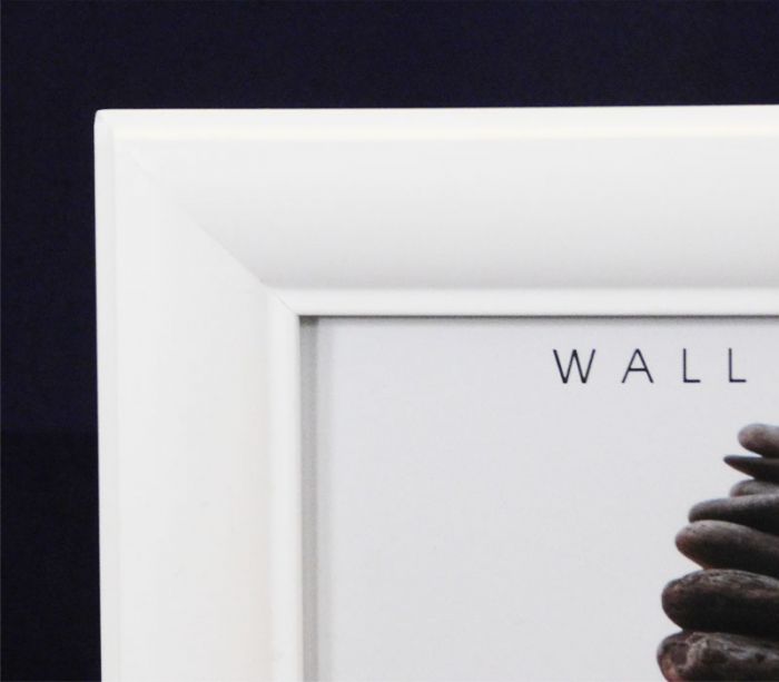 Sienna Visage Wall Frame - 8-inch x 10-inch - White