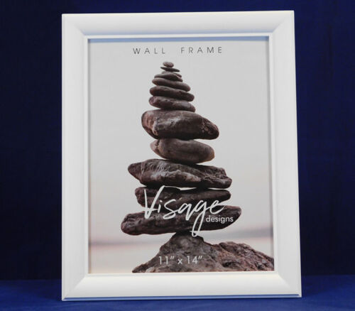 Sienna Visage Wall Frame - 11-inch x 14-inch - White