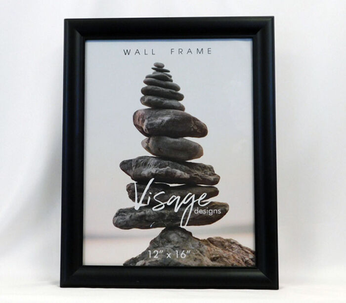 Sienna Visage Wall Frame - 12-inch x 16-inch - Black