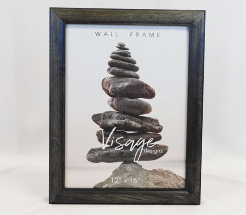 Sienna Visage Wall Frame - 12-inch x 16-inch - Black Oak