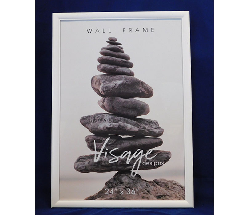Sienna Visage Wall Frame - 24-inch x 36-inch - White