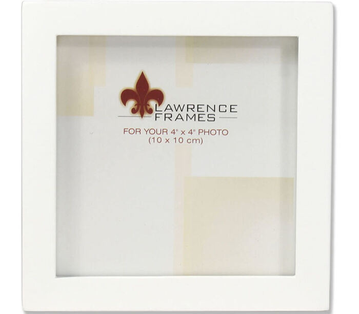 Lawrence Frame - 4-inch x 4-inch - White