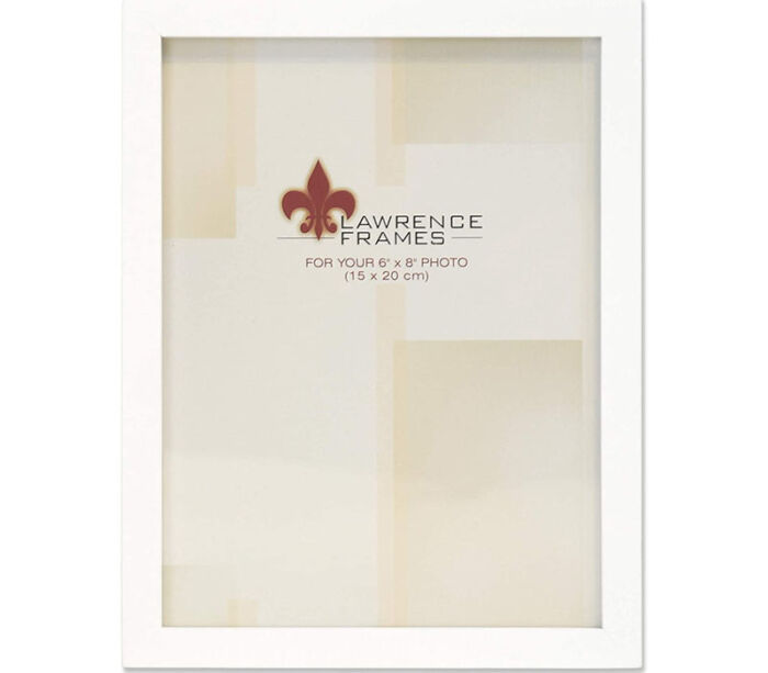 Lawrence Frame - 6-inch x 8-inch - White