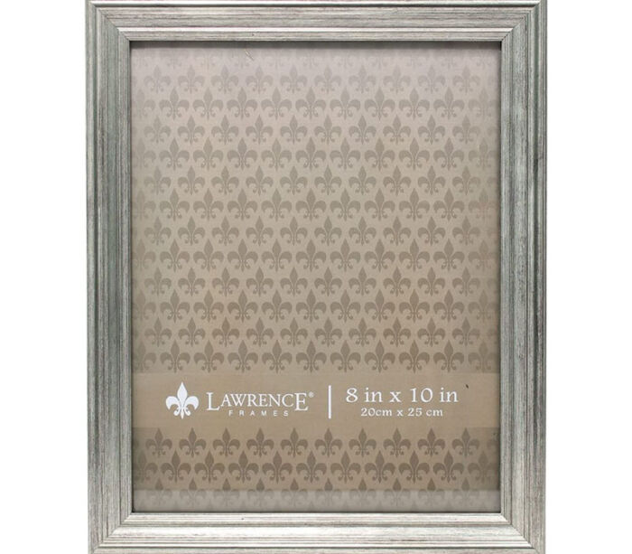Lawrence Sutter Burnished Frame - 8-inch x 10-inch - Silver