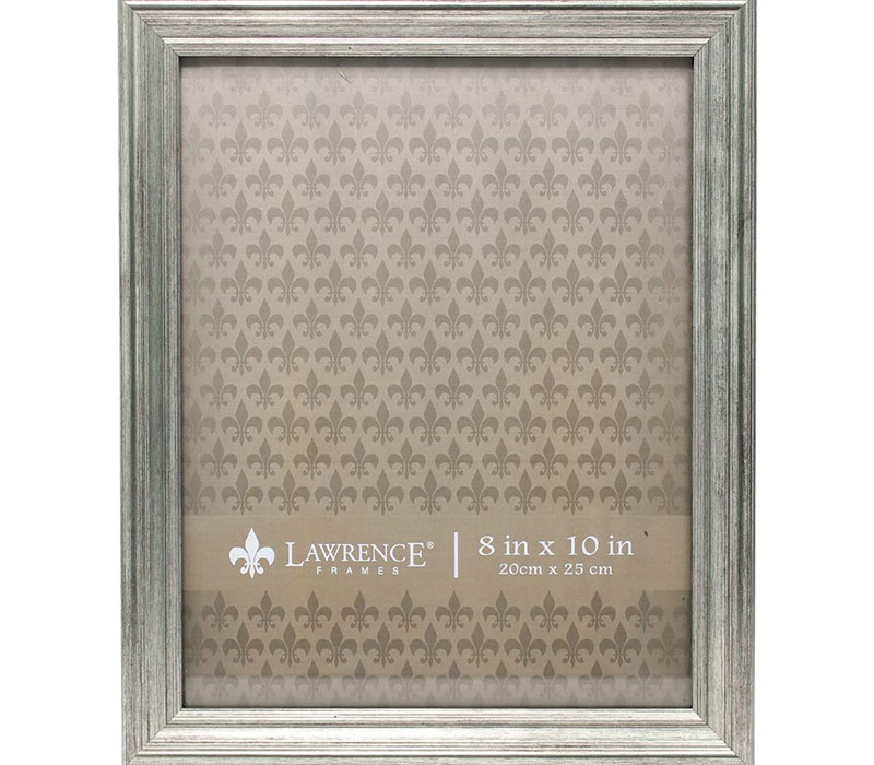 Lawrence Sutter Burnished Frame - 8-inch x 10-inch - Silver