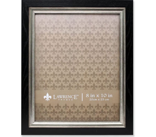 Lawrence Frame - 8-inch x 10-inch - Black and Silver