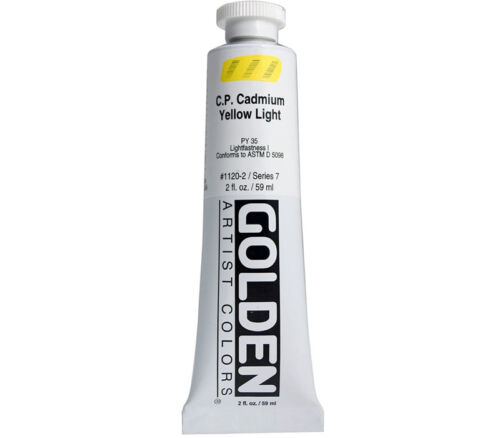 Golden Heavy Body Acrylic 2-ounce - Cadmium Yellow Light