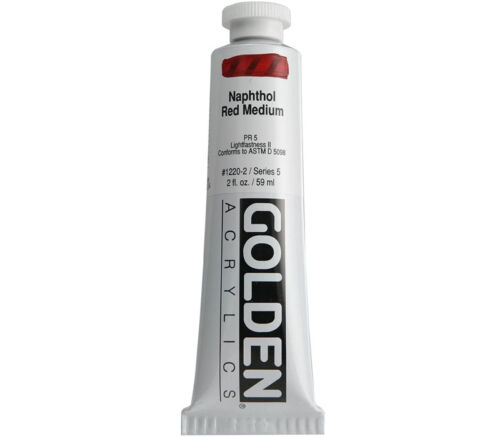 Golden Heavy Body Acrylic 2-ounce - Naphthol Red Medium