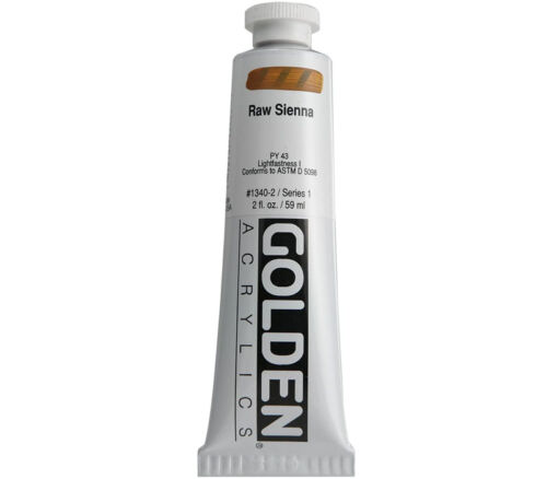 Golden Heavy Body Acrylic 2-ounce - Raw Sienna