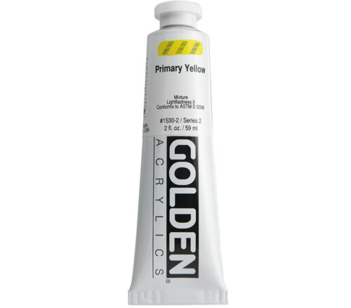 Golden Heavy Body Acrylic 2-ounce - Primary Yellow