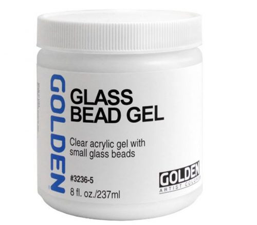 Golden Artist Acrylic Glass Bead Gel Medium - 8-ounce