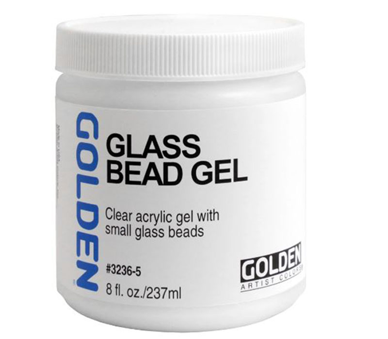 Golden Artist Acrylic Glass Bead Gel Medium - 8-ounce