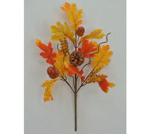 Acorn and Maple Leaves Pick - 18-inch