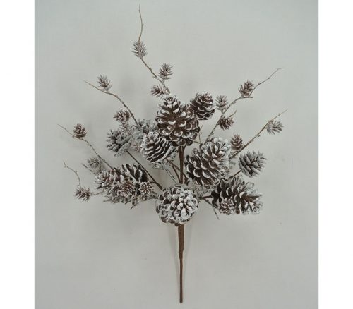 Snowy Pinecone Bush - 22-inch