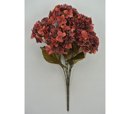 Burgundy Hydrangea Bush - 5 Stems - 34-inch