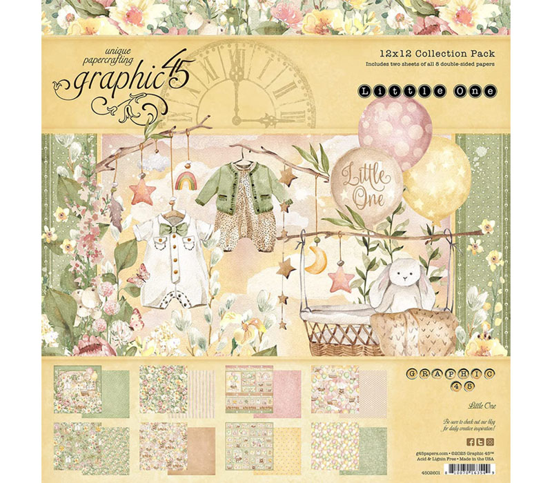 Graphic 45 Collection Pack - 12-inch x 12-inch - Little One