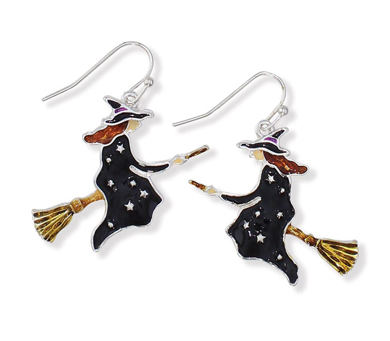 Broomstick Witches Earrings
