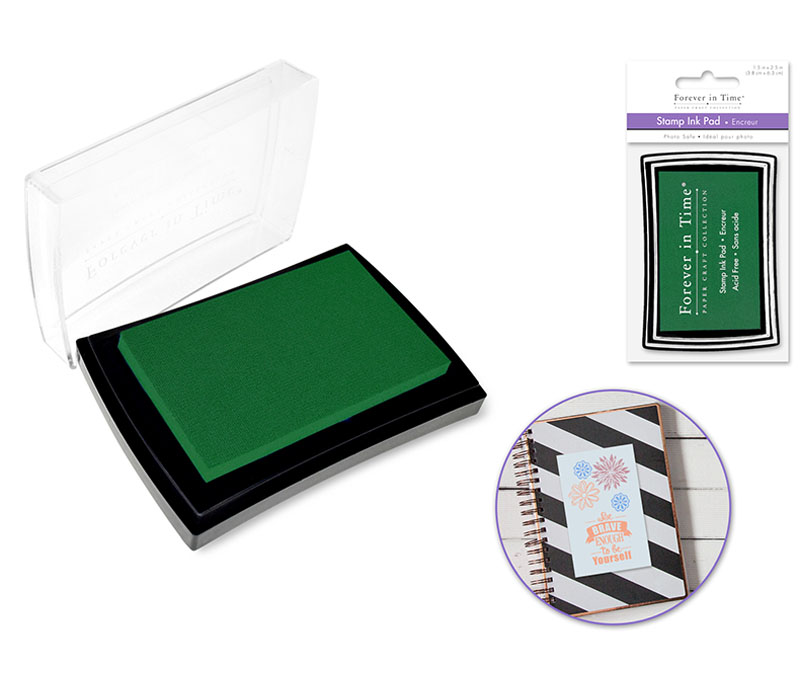 Christmas Green Pigment Ink Pad  Ink pad, Scrapbook paper crafts, Ink pads