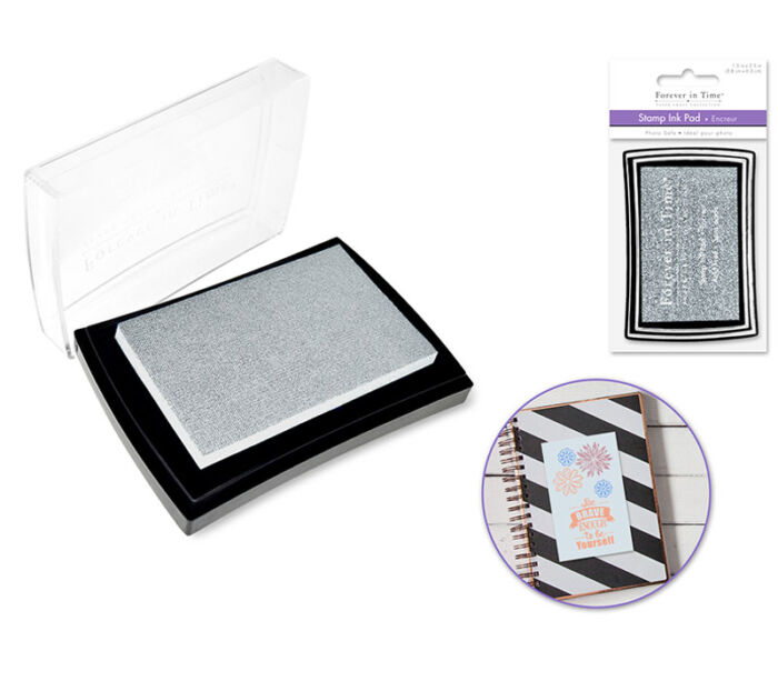 MultiCraft Stamp Ink Pad - Silver