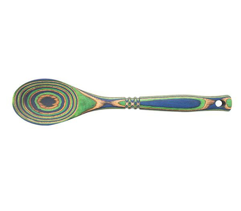 Island Bamboo Pakkawood Spoon - Peacock